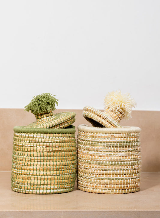 MAND DOUM - GREEN|BEIGE